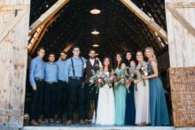 Wedding-Party-Overlook-Barn-Front-Door