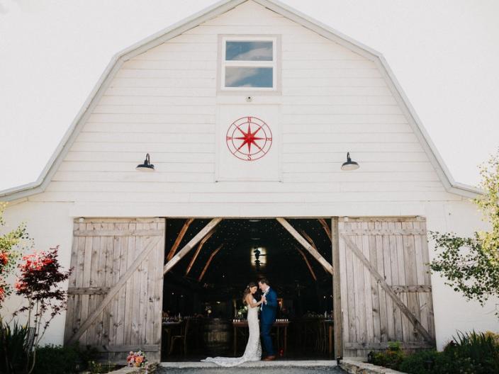 Katrina-Fred-Dance-At-Barn-Entrance