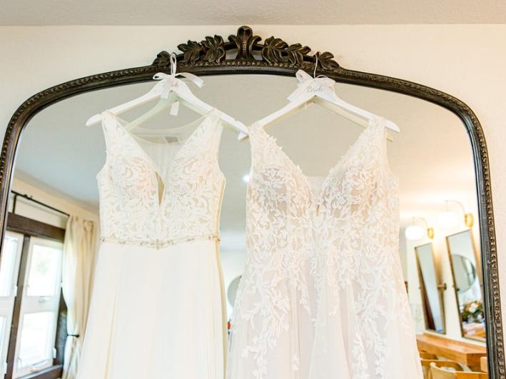Wedding-Dress-Hanging-Anthropologie-Mirror
