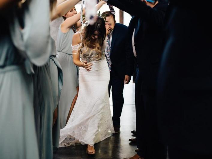 Brittany-Mike-Entrance