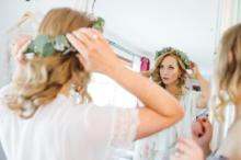 Bride-Puts-On-Flower-Crown