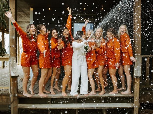 Bridesmaids-Champagne-Toast-Overlook-House-Gallery
