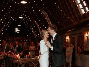 Bride-Groom-First-Dance-Overlook-Barn