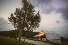 Cliffside-Barn-Tree-Evening